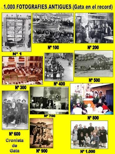 LA SECCIÓ DE FOTOGRAFIES ANTIGUES (Gata en el record) ARRIBA A LES 1.000