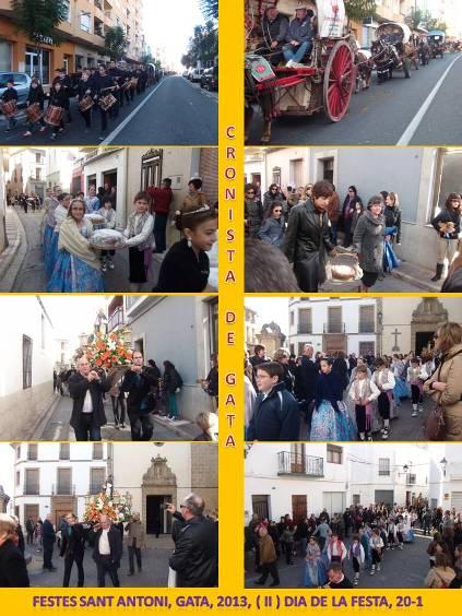 FESTES DE SANT ANTONI GATA 2013 ( II ): Passacarrers
