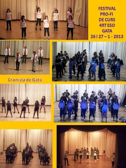 HUI I DEMÀ, FESTIVAL PRO-FI DE CURS 4RT ESO GATA