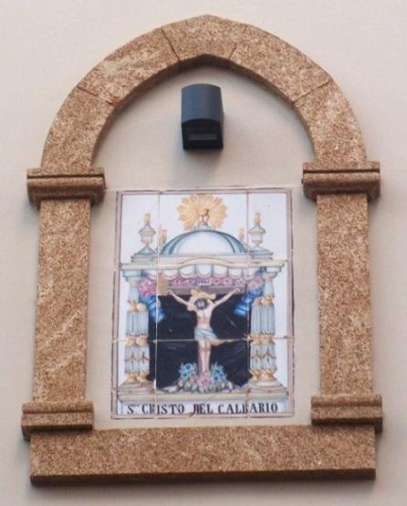 Hª LOCAL: 47 CAPELLETES A GATA. 13.- SANTÍSSIM CRIST DEL CALVARI (carrer Doctor Gómez Ferrer)