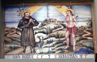 Hª LOCAL: 47 CAPELLETES A GATA. 15.- Sant Roc i Sant Sebastià (carrer La Bassa)