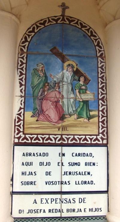 Hª LOCAL: CAPELLETES A GATA. VIIIª estació: Jesús consola a les filles de Jerusalem