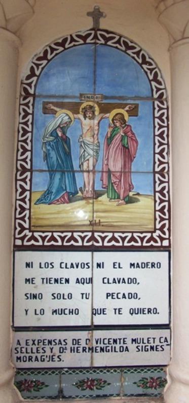 Hª LOCAL: CAPELLES A GATA. CALVARI. XIIª estació: Jesús mor a la creu