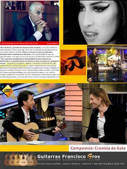 LA CANTANT AMY WINEHOUSE VA ESTAR A GATAi va comprar una guitarra BROS