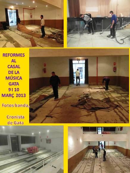 IMATGES CURIOSES: El Casal de la Música està de reformes