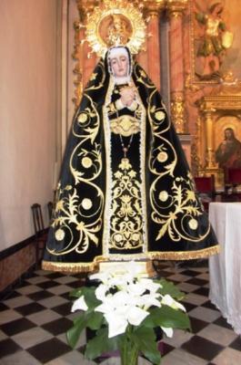 SABIEU? que el dia 15 de març de 1940, fa 73 anys, es va beneir la imatge de la Verge dels Dolors de Gata, que va regalar Don Alejo a la parròquia