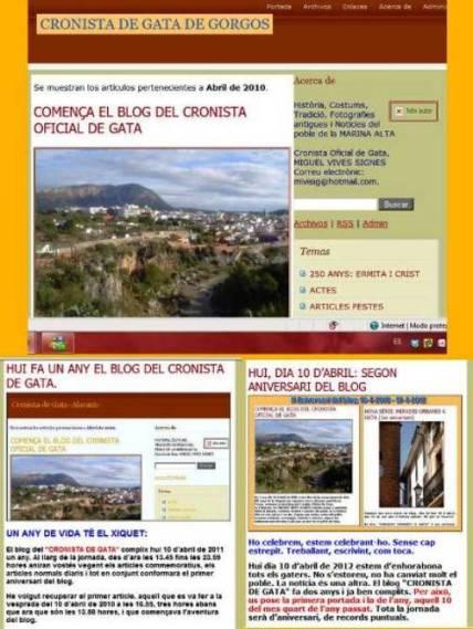 ESTEM A 20 DIES DE COMPLIR EL BLOG EL TERCER ANIVERSARI; SERÀ EL 10 D'ABRIL