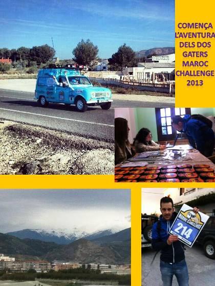 JA ESTÀ EN MARXA EL MAROC CHALLENGE 2013, AMB ELS DOS PARTICIPANTS GATERS, Juan Miguel i Jacobo