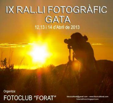 COMENÇA LA INSCRIPCIÓ PER AL IX RAL·LI FOTOGRÀFIC DE GATA