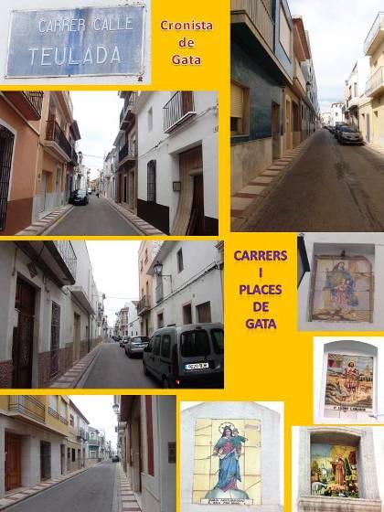 ELS NOSTRES CARRERS I PLACES. 10.- Carrer Teulada