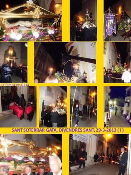DIVENDRES SANT: processó del Sant Soterrar a Gata ( I )