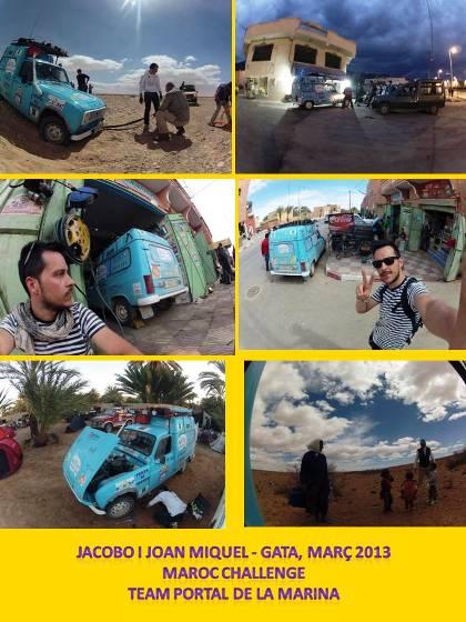 REPORTATGE GRÀFIC DELS AVENTURERS GATERS DEL MAROC CHALLENGE 2013, JACOBO I JOAN MIQUEL