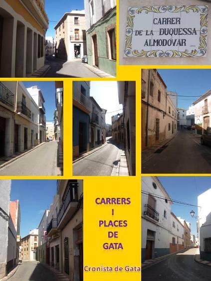ELS NOSTRES CARRERS I PLACES.- 27.- carrer de la Duquessa Almodóvar