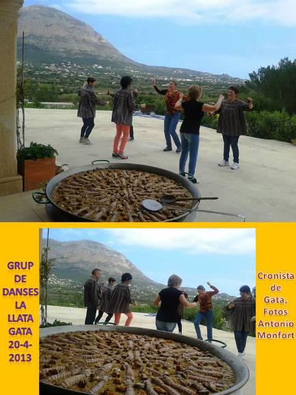 IMATGES DE FESTA: El grup de danses La Llata fa festa per a ells