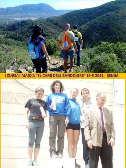 EL TERME DE GATA DINS DE EL CAMÍ DELS BANDOLERS, Cursa i Marxa de Senija