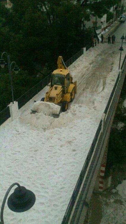 EL DIA DESPRÉSDE LA PEDREGADA: Quin sol fa !!