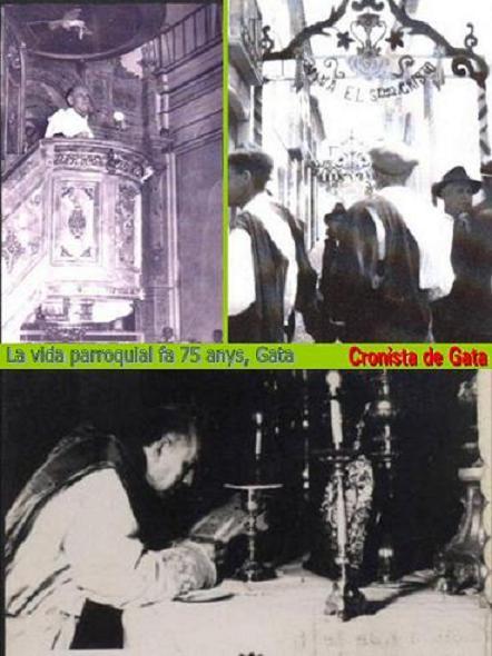 ARTICLES DESTACATS: LA VIDA PARROQUIAL FA 75 ANYS (Arxiu Parroquial-Història religiosa) (Publicades les tres parts els dies 6, 7 i 8 de maig de 2010)
