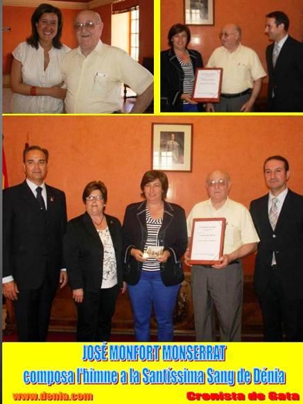 SABIEU? que PEPE MONFORT MONSERRAT (Pepe lObrer) ha composat el nou lHimne a la Santíssima Sang de Dénia