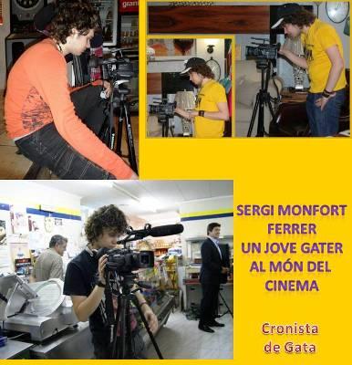 EL JOVE GATER SERGI MONFORT FERRER, IMMERS EN EL MÓN DEL CINEMA