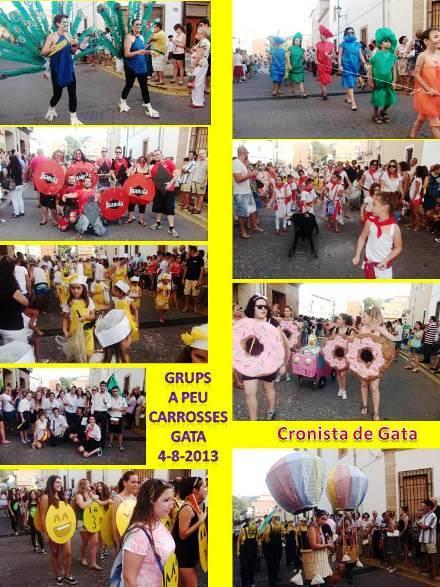 FESTES GATA, CARROSSES ( III ): els altres grups a peu