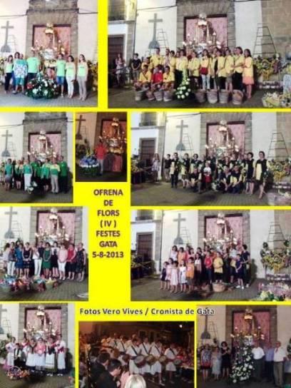 FESTES GATA: OFRENA DE FLORS ( IV ): quintaes i associacions