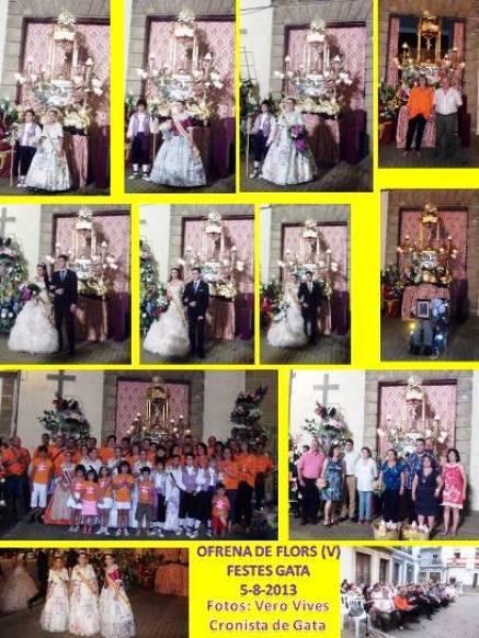 FESTES GATA: OFRENA DE FLORS ( i V ): festers, comissió, ajuntament,