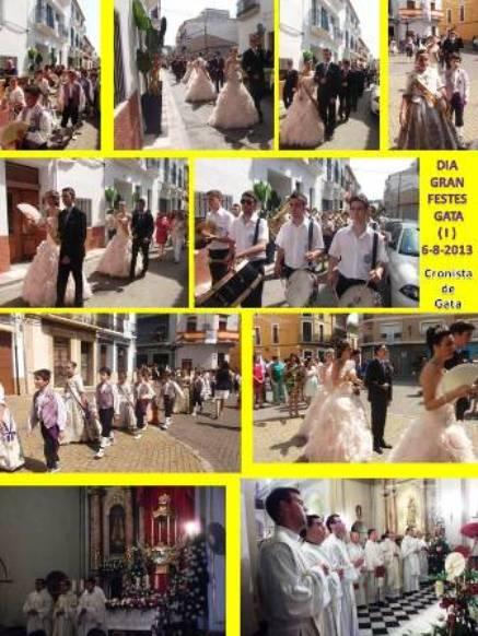 RESUM FESTES: AHIR, DIA GRAN. Pel matí passacarrers, missa solemne,