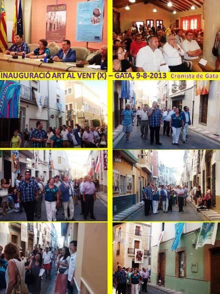 INAUGURACIÓ DE L'EXPOSICIÓ ART AL VENT (X) - Iª PART -