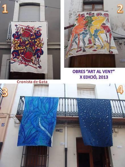 MIRADES URBANES: Cada dia quatre obres de ART AL VENT-X-, hui 1 a 4
