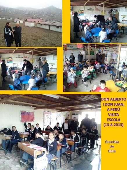 ELS VIATGERS A PERÚ VISITEN L'ESCOLA DE LA PARRÒQUIA