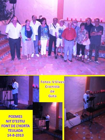 GATERS A POEMES EN UNA NIT D'ESTIU (FONT DE L'HORTA - TEULADA)
