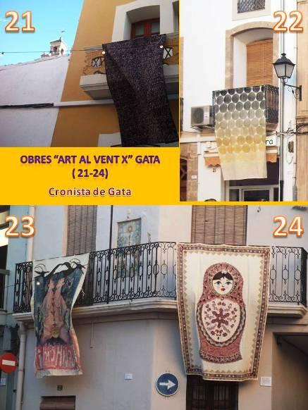 MIRADES URBANES: més obres d'ART AL VENT X (21-24)