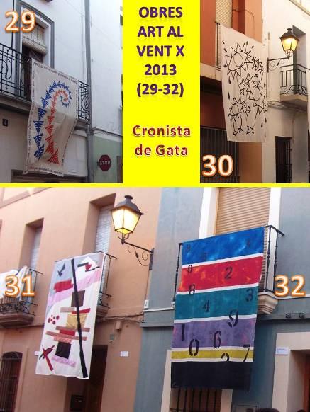MIRADES URBANES: seguisc posant obres (Art al Vent X) -29 a 32-