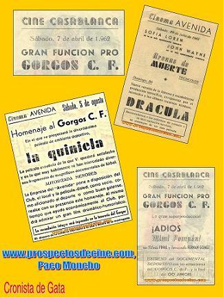 AQUELLS CINEMES DELS NOSTRES MAJORS !! ( IX ) Anecdotari dels prospectes gaters (A)