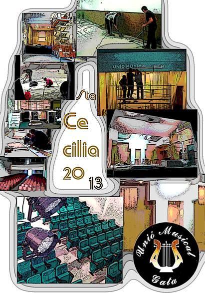 IMATGES DE FESTA: portada del llibret de Santa Cecília 2013