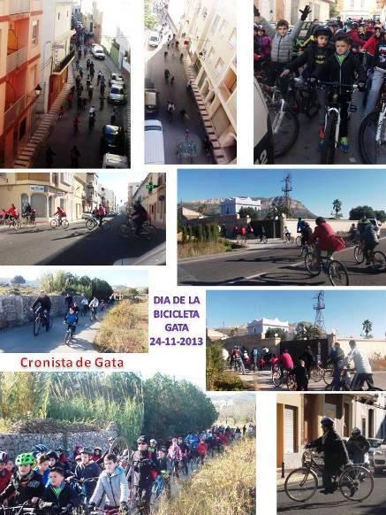 DIA DE LA BICICLETA A GATA: Més de 150 persones participen a la marxa