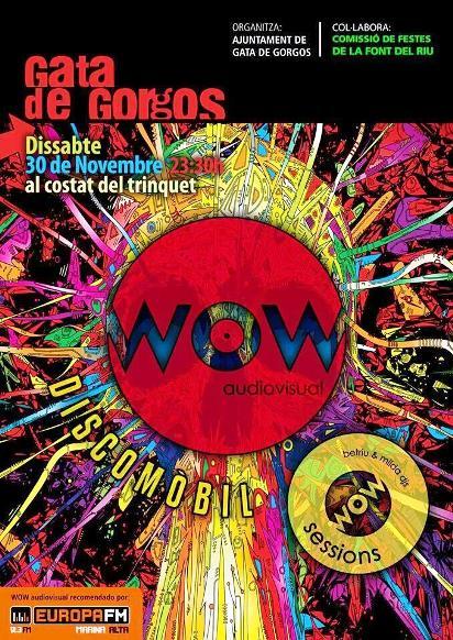 IMATGES DE FESTA: cartell de la discomòbil de dissabte 30