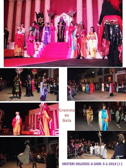 IMPRESSIONANT POSTA EN ESCENA DEL MISTERI DELS REIS 2014: Palau d'Herodes ( I )