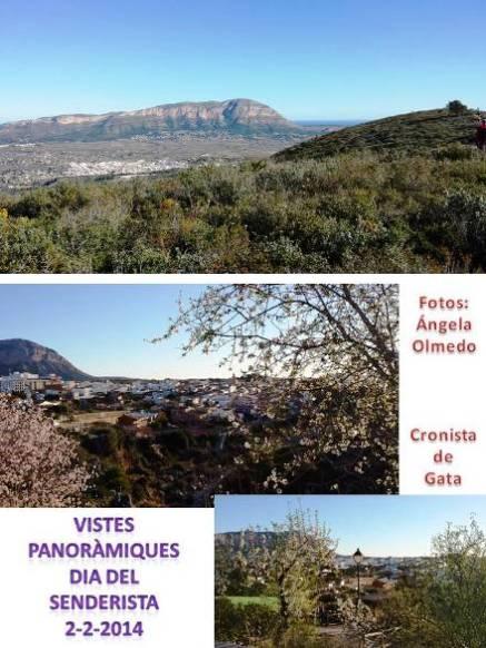 DIA DEL SENDERISTA A GATA ( II ): els participants han gaudit de panoràmiques precioses