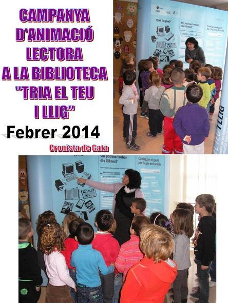 LA BIBLIOTECA ENSENYA ALS ESCOLARS A TRIA EL TEU I LLIG