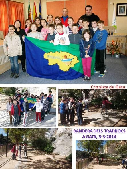 AHIR, LA BANDERA DELS TRADIJOCS VA ARRIBAR A GATA