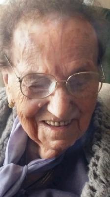 LA TIA FRANCISCA ACUDIX A MISSA EL DIA DEL SEU 104 ANIVERSARI