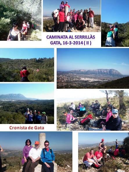 CAMINATA AL SERRILLÀS, una passada de vistes ( II )