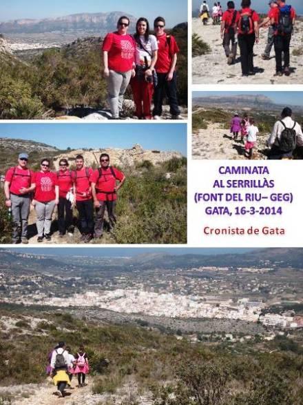 CAMINATA AL SERRILLÀS, una passada de vistesbaixant cap al poble ( i III )