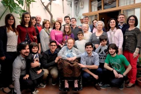 LA CENTENÀRIA FRANCISCA COSTA DIEGO CELEBRA AMB TOTS ELS SEUS ELS 104 ANYS DE VIDA