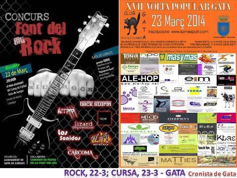 CAP DE SETMANA: ROCK I ATLETISME