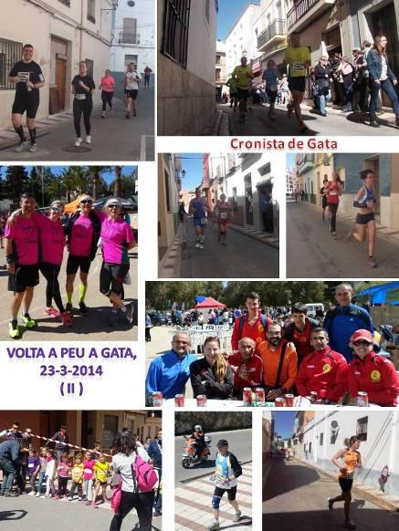 VORA 2.000 PERSONES ASSISTIXEN A LA VOLTA A PEU A GATA ( i II )