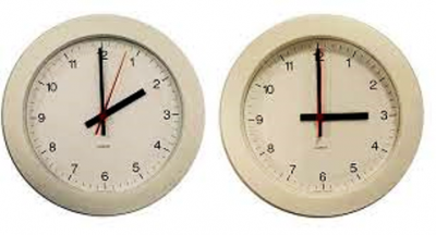 CAL RECORDAR: A LA MATINADA, CANVI D'HORA (LES 2 POSAREM LES 3)