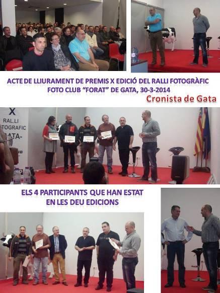 ÈXIT DE PARTICIPACIÓ AL X RALLI FOTOGRÀFIC DE GATA ( I )