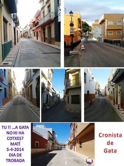 IMATGES CURIOSES: per la trobada, carrers sense cotxes